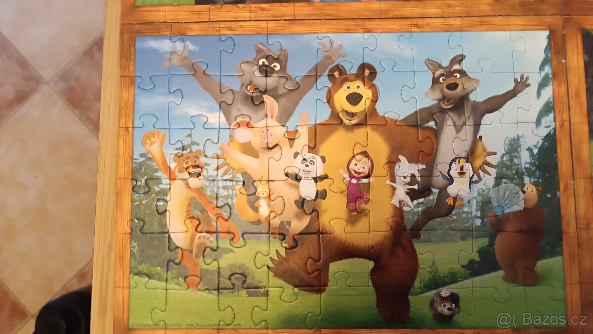 Puzzle Máša a Medvěd 4v1 Trefl - 5