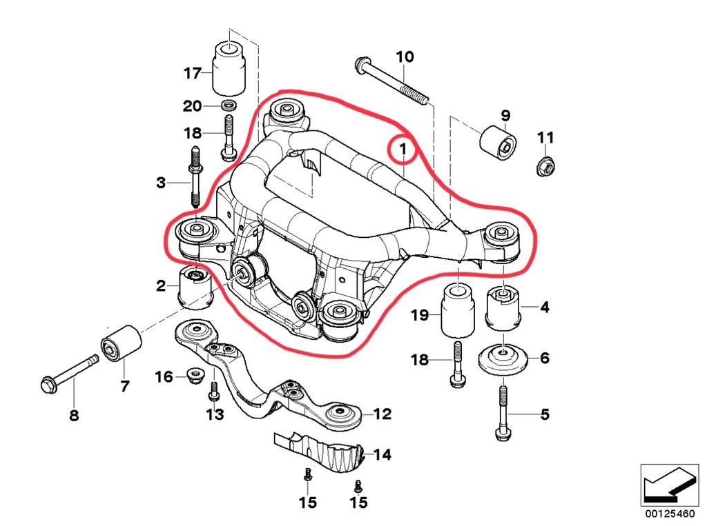 ‼️Klec na diferenciál - BMW e46 - 5