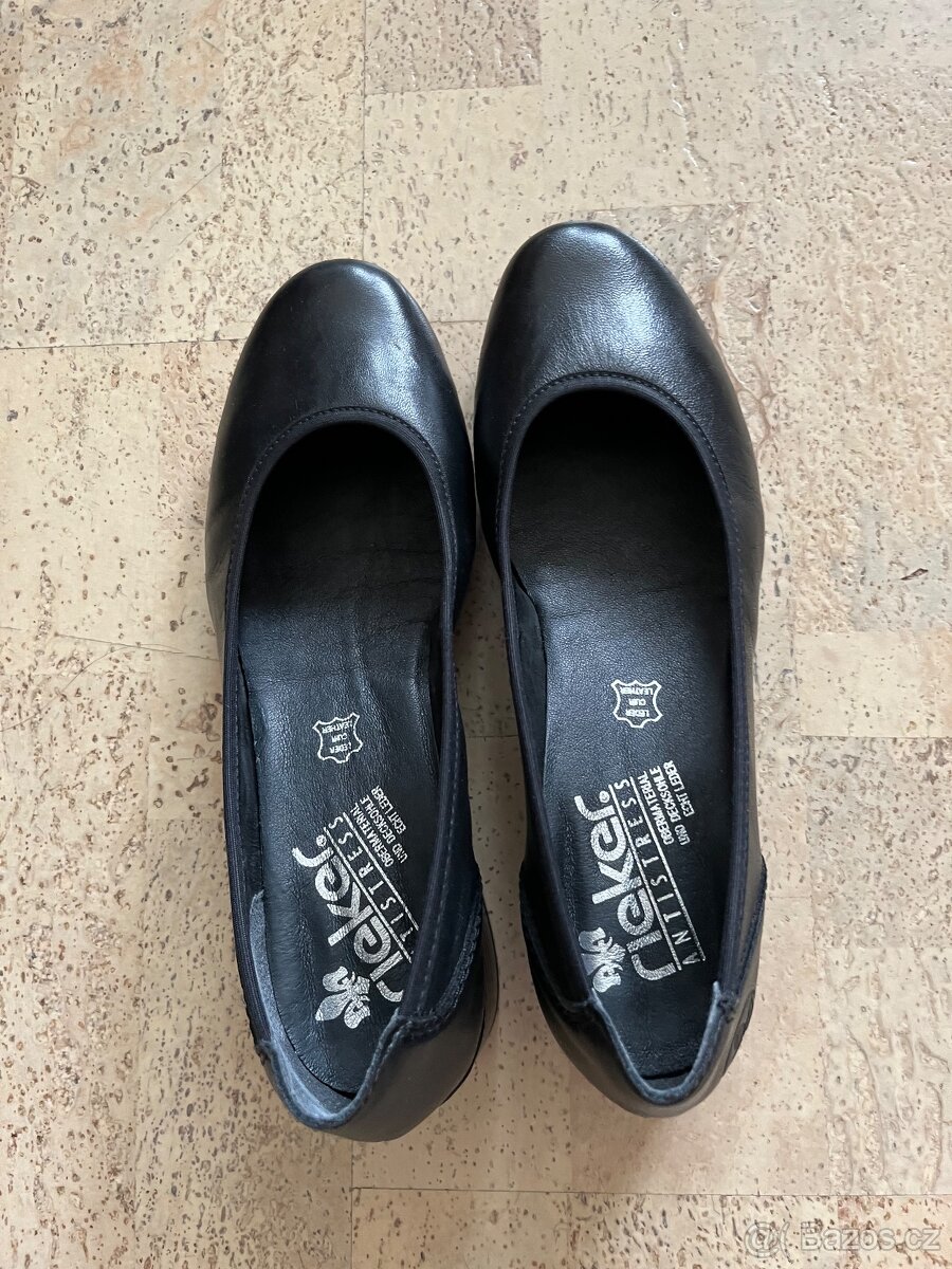 Lodičky Rieker vel. 40 + kabelka Dapi - 5