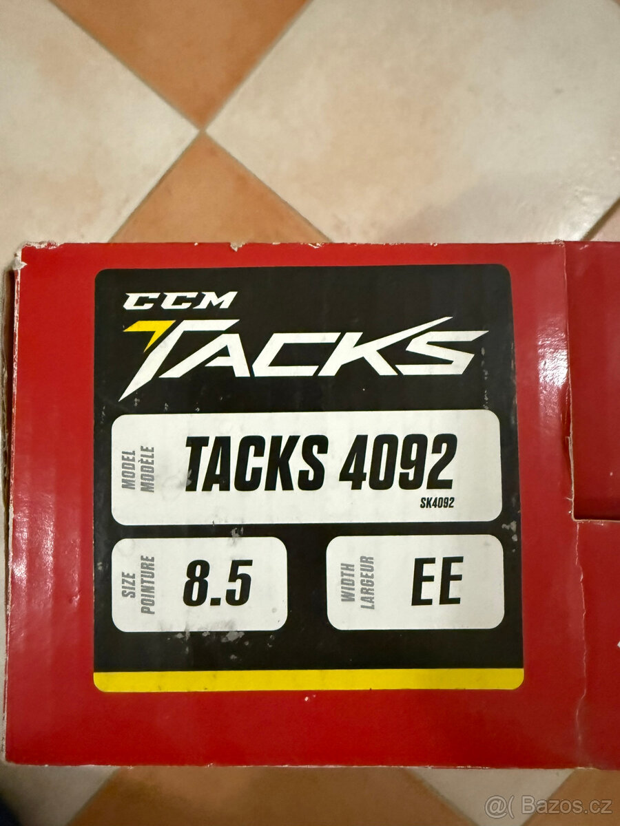 Brusle CCM TACKS 4092, velikost 8,5 - 5