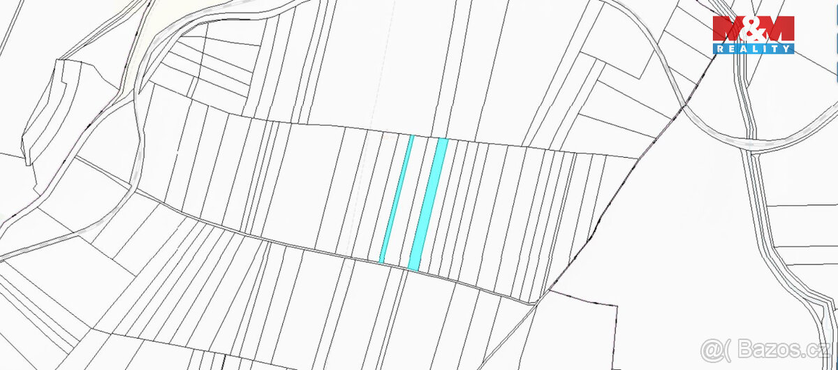 Prodej pole, podíl 1/4 z 5354 m², Kouřim - 5
