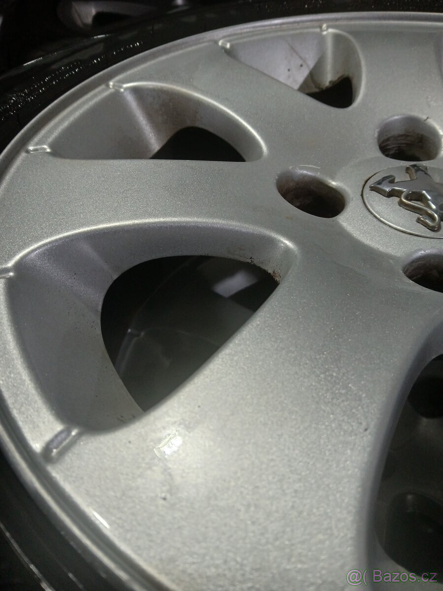 SADA LETNÍCH KOL 4X108 R15 ORIGINÁL PEUGEOT - 5