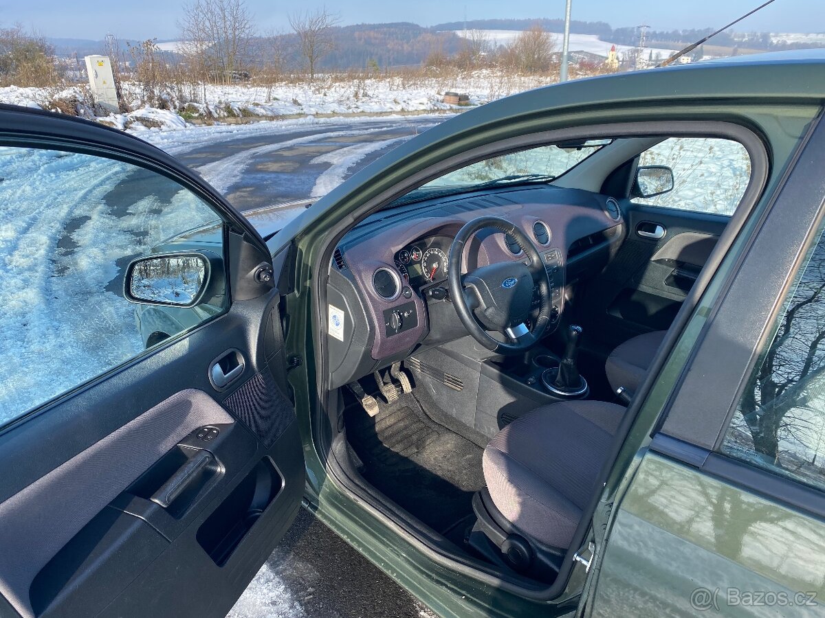 FUSION FACELIFT 1.4 16V 59KW,,KLIMA,,VYHŘEV OKNA,,ZELENÁ MET - 5