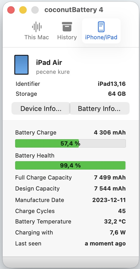 Prodám Apple iPad Air (2022) Vesmírně šedý + příslušenství - 5