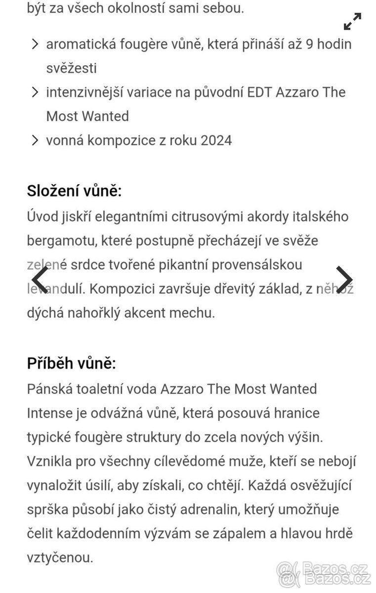 Nová pánská toaletní voda Azzaro 50ml - 5