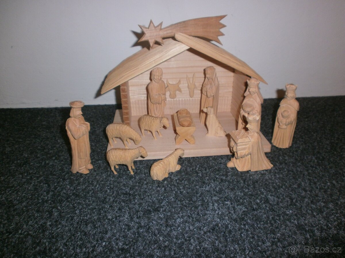 betlém z lipového a smrkového dřeva 14a1 - 5