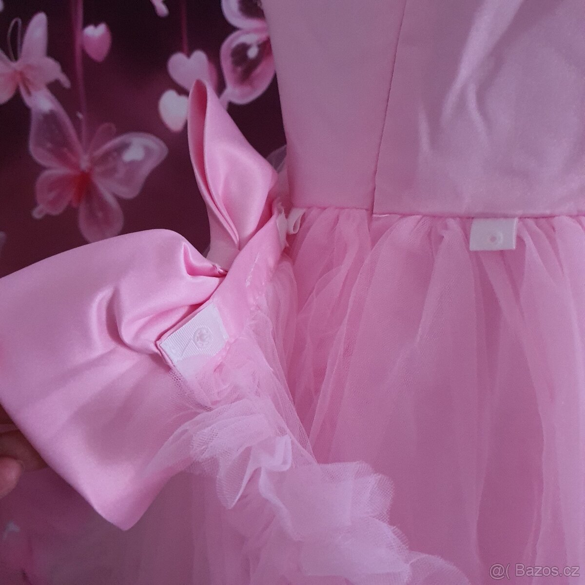 Dětské šaty pro družičku s vlečkou - 5