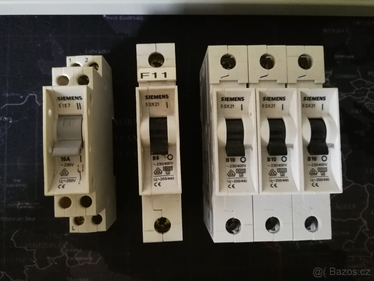 Prodám jističe 6A, 10A, 16A, 25A, 40A - 5