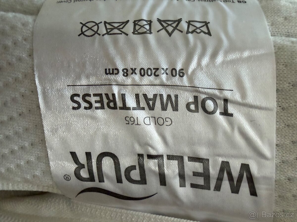 Wellpur vrchní matrace 8 cm - 5