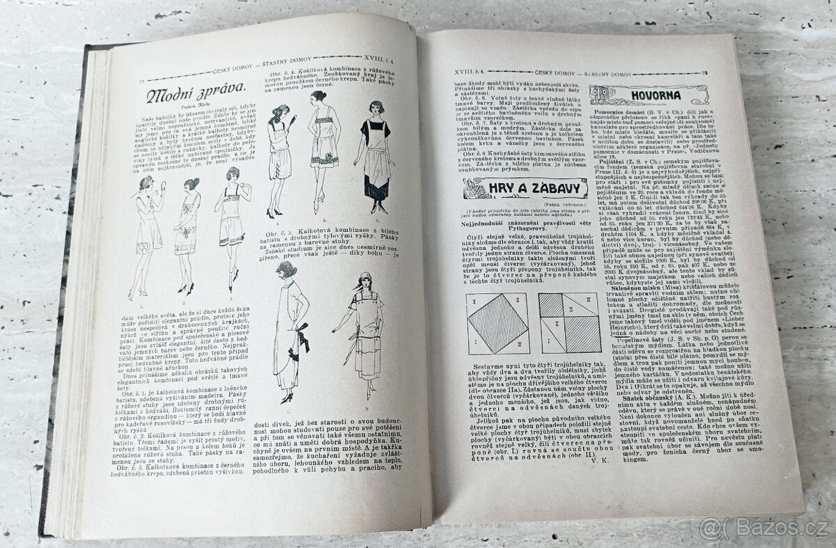 Časopisy Šťastný domov, dva kompletní ročníky 1923 a 1924 - 5