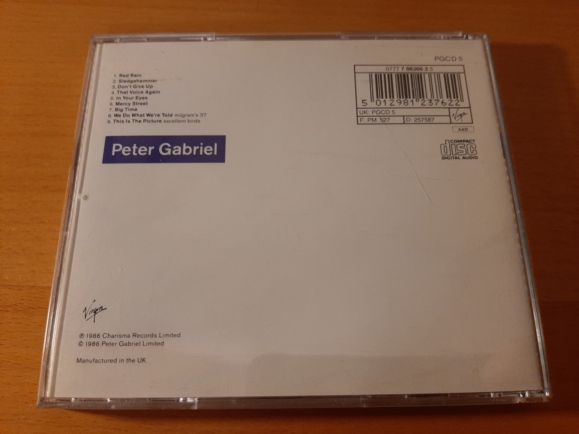 3x CD Peter Gabriel - 5