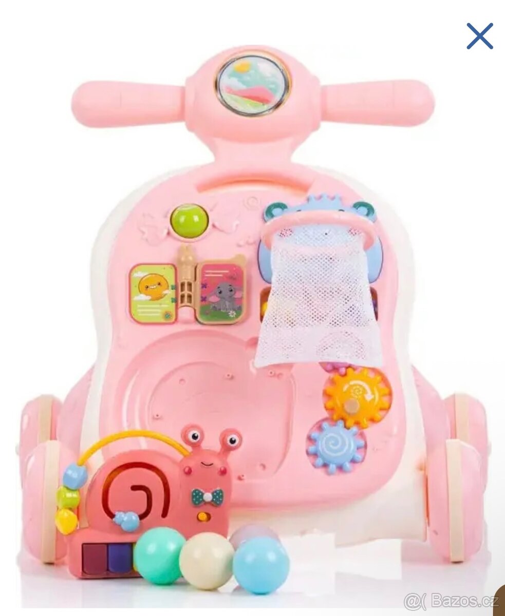 Interaktivní dětský vozík - 3 v 1 - 5