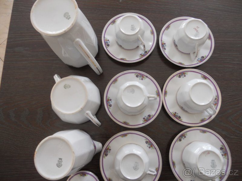 porcelánový servis československo MCP - 5