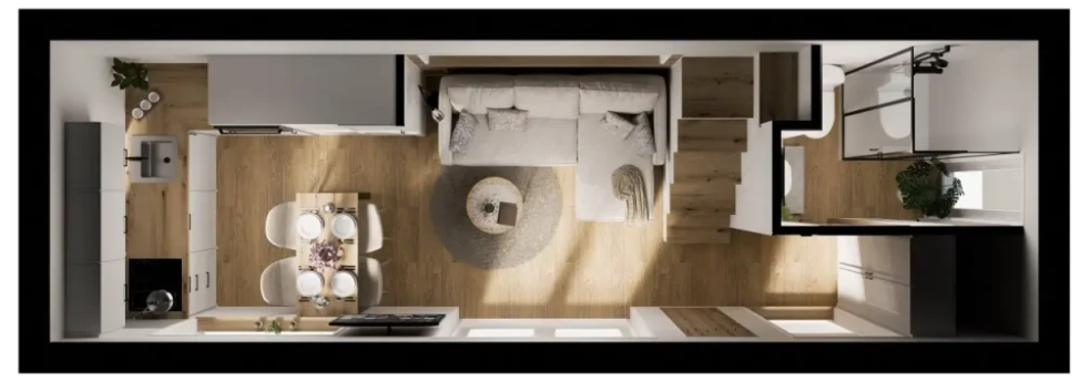 Kvalitní TINY HOUSE ve skandinávském stylu, 32,9m2 - 5