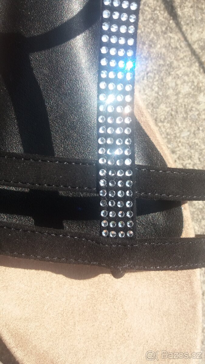 Černé sandálky 41 - 5