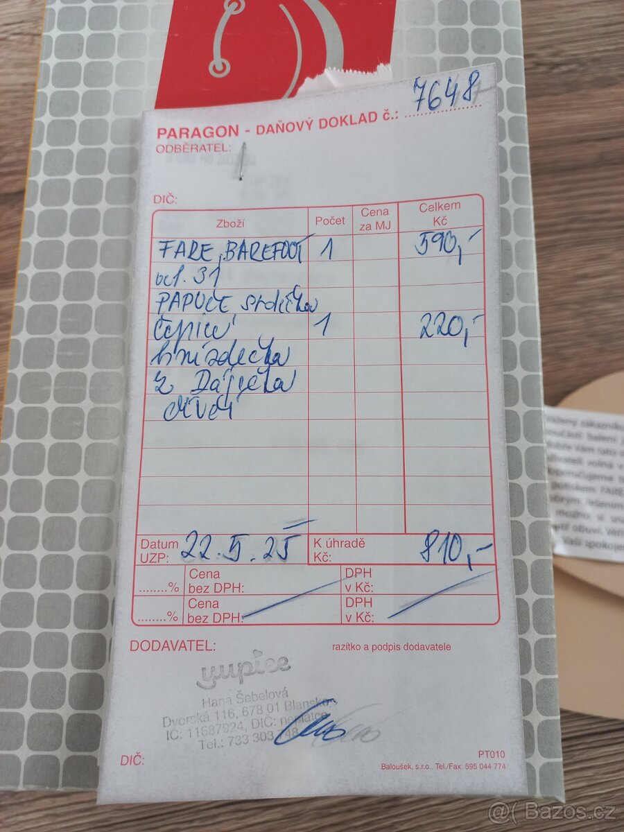 Přezůvky/papuče barefoot, vel. 31 - 5