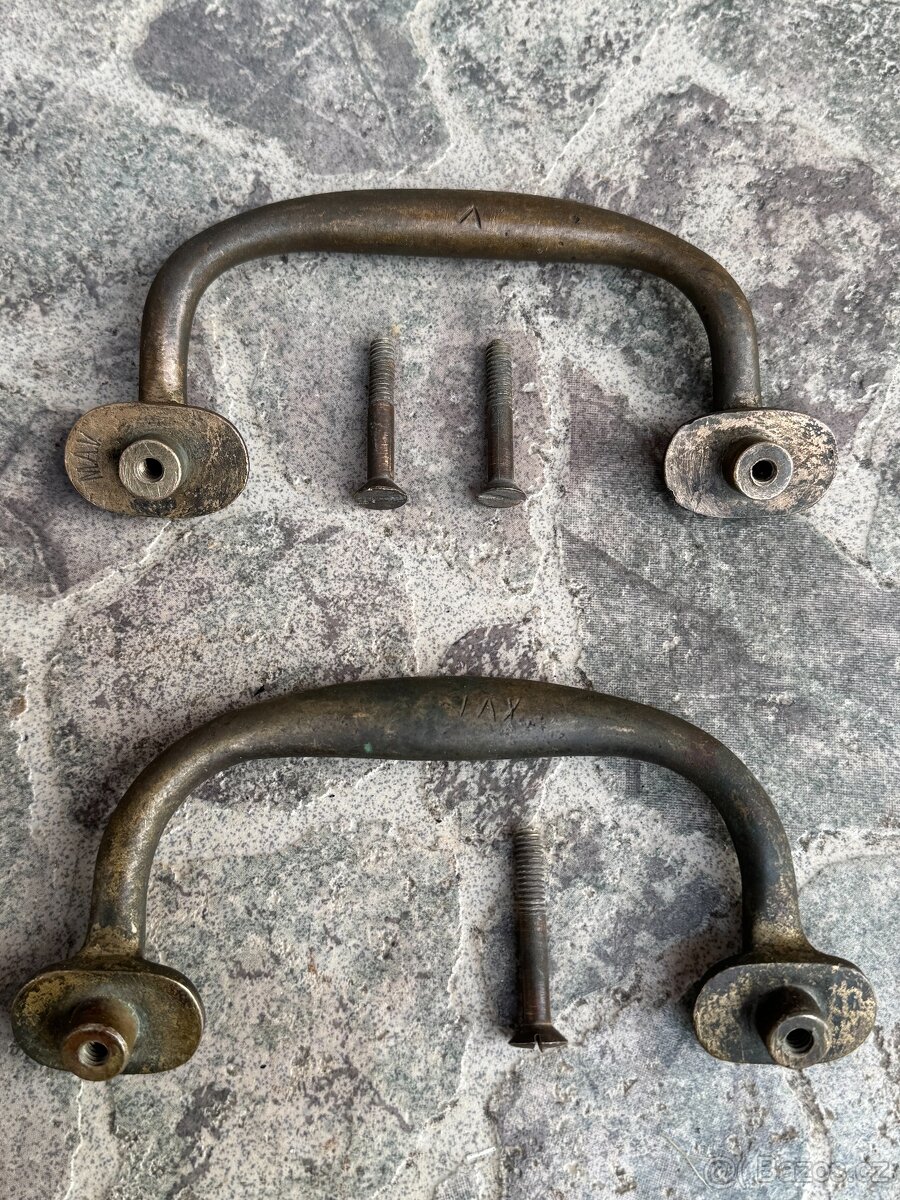 Starožitná mosazná madla - 5