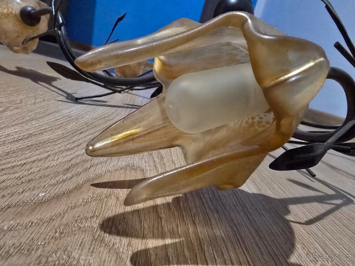 Kovaný lustr v rustikálním nebo „florentském“ stylu. - 5