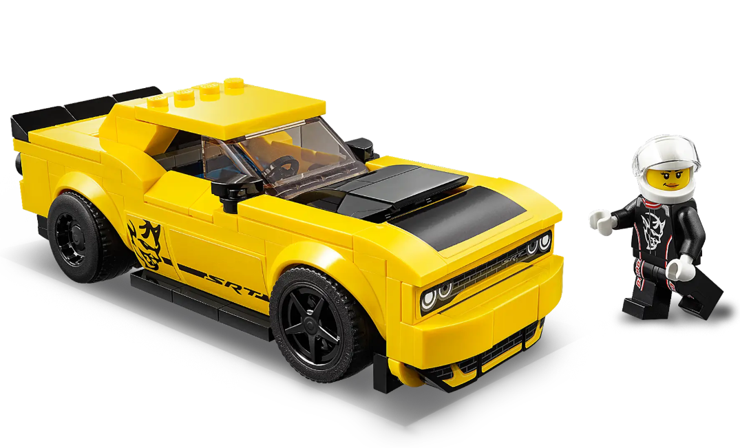 Nové LEGO 75893 2018 Dodge Challenger SRT Demon a 1970 D - 5