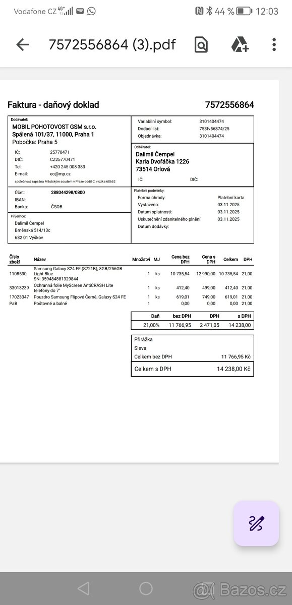 Samsung galaxy s24 FE - 5
