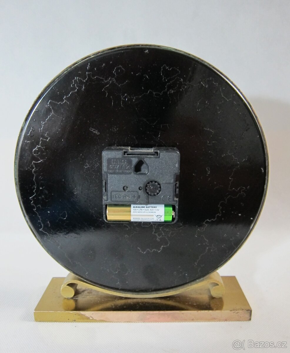 Art-deco stolní/krbové hodiny - 5