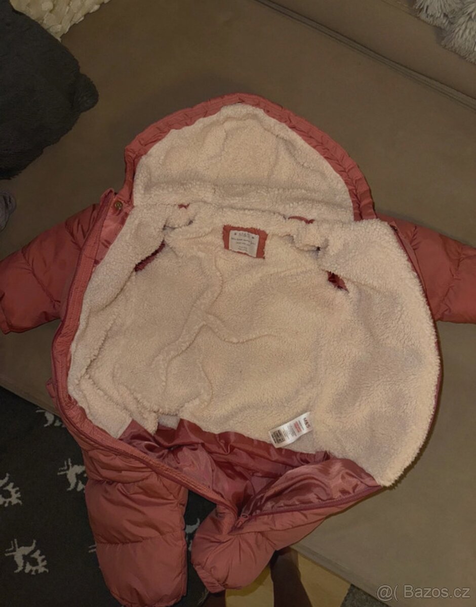 Dívčí zimní kombinéza, Marks & Spencer, 18-24m - flíčky - 5