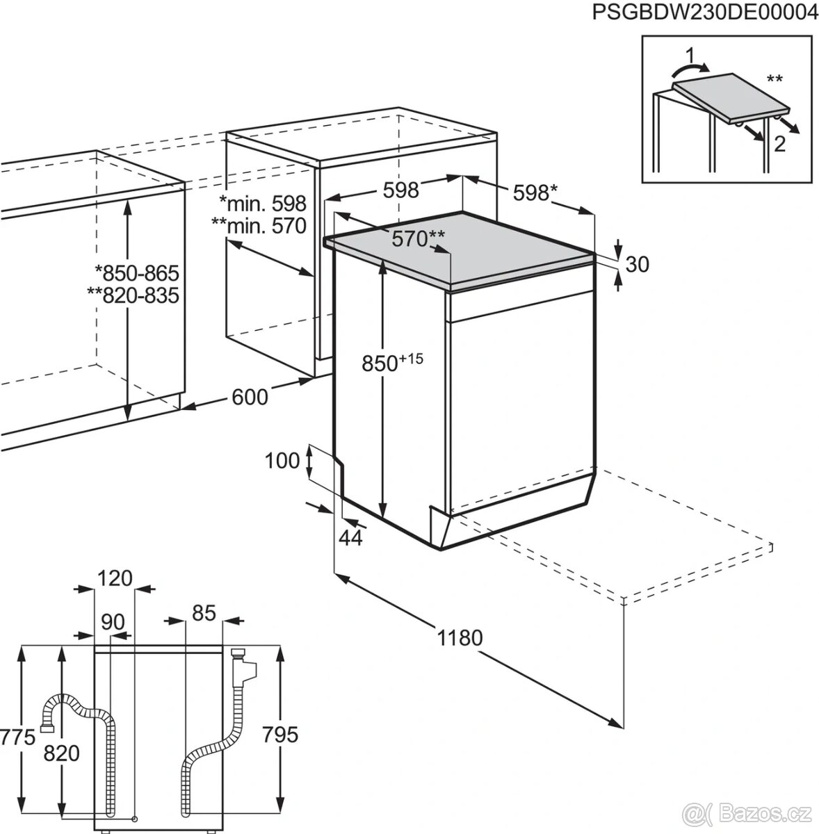 Myčka ELECTROLUX 700 GlassCare ESG88600SX - nová se zárukou - 5