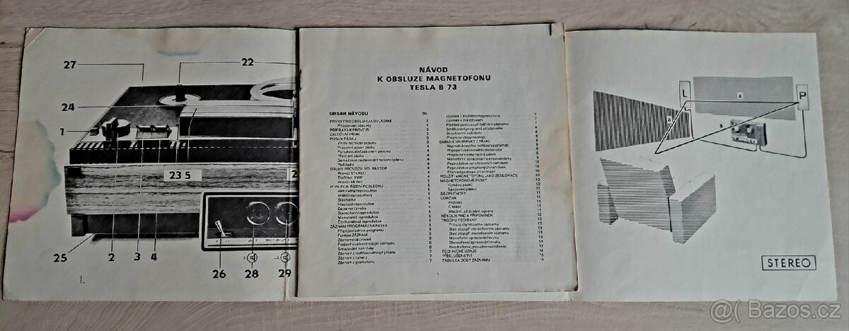 Tesla, Technics - uživatelské manuály - 5