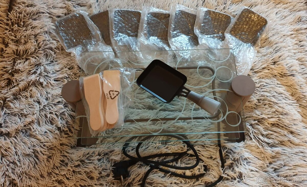 Skleněný raclette gril - 5
