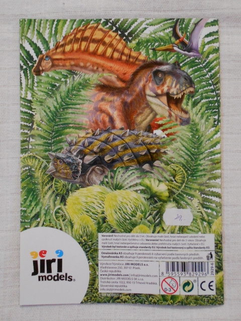 Dětské omalovánky Dinosauři - Jiri Models Písek - 5