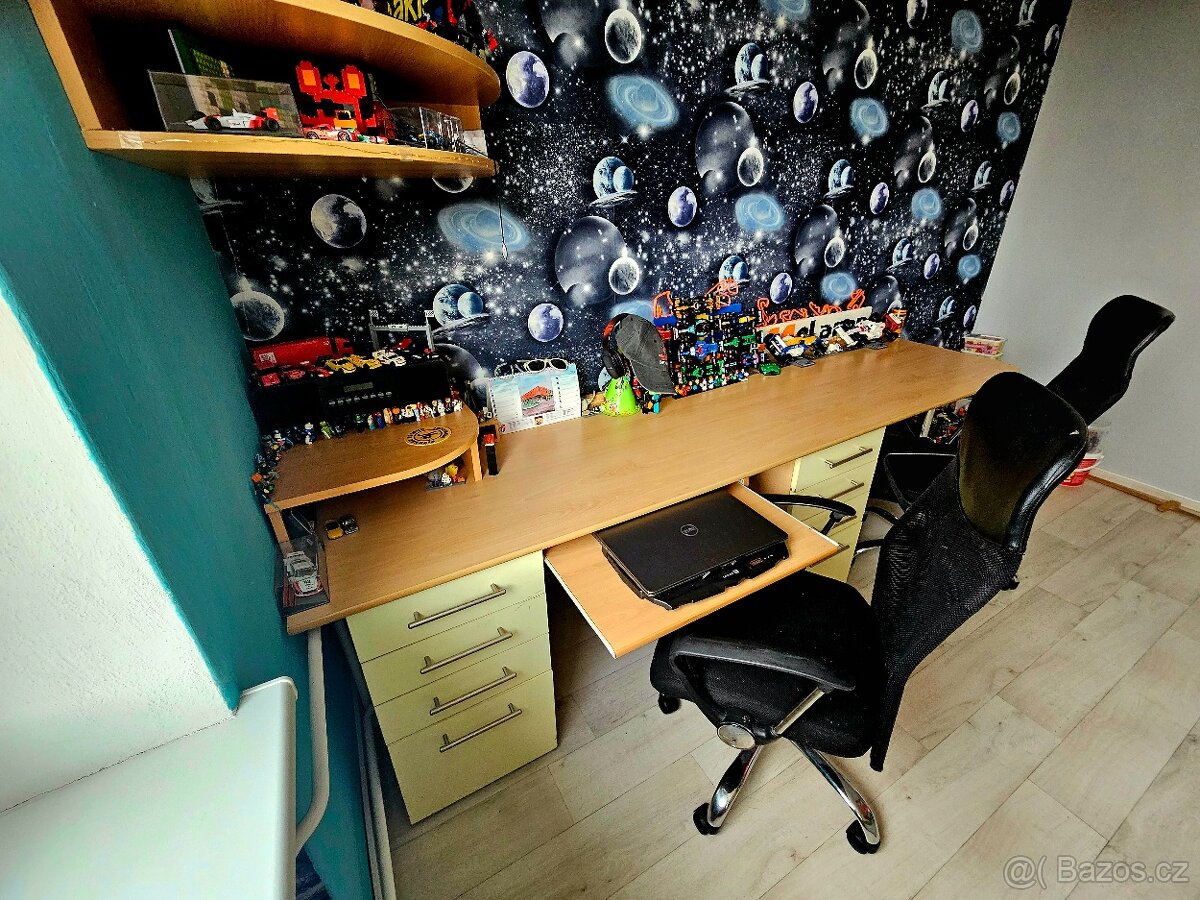 Dětský studentský pokoj nábytek skříně - 5