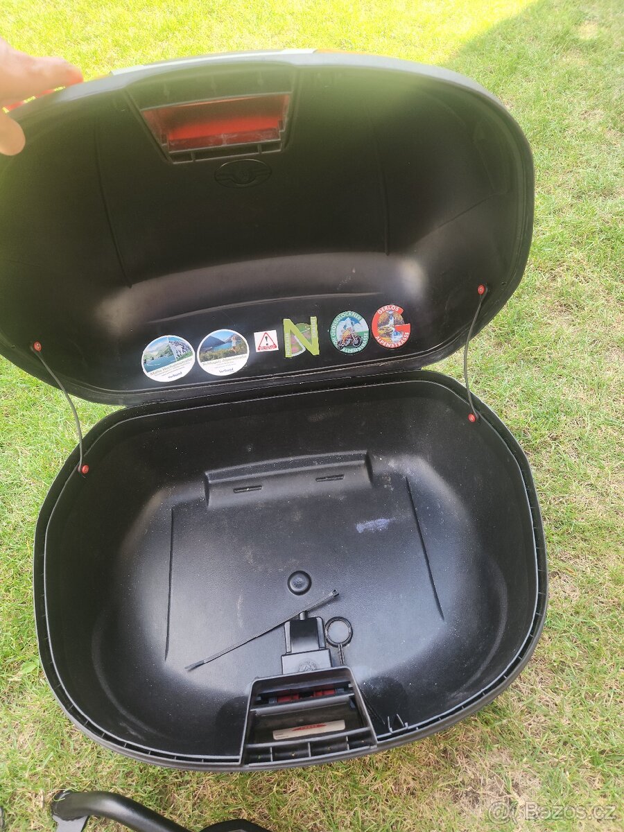 Zadní kufr Kappa na motorku s plotnou/ držákem - 5