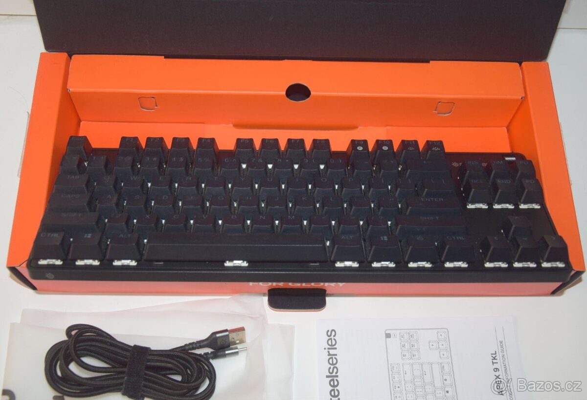 SteelSeries Apex 9 TKL prémiová,zár.12/2025 + myš bezdrát.MS - 5