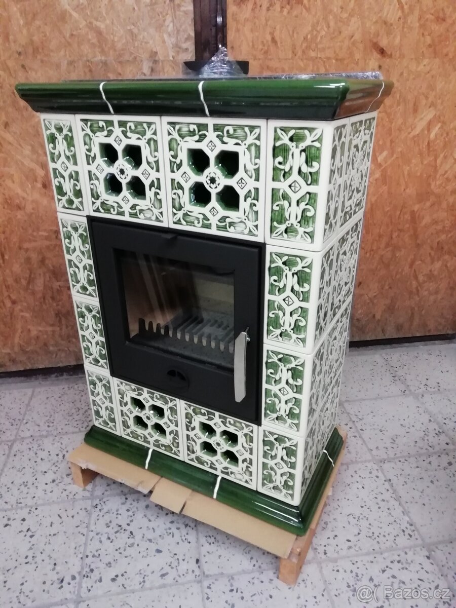 Kachlová krbová kamna Jasmína - 9 kW - 5