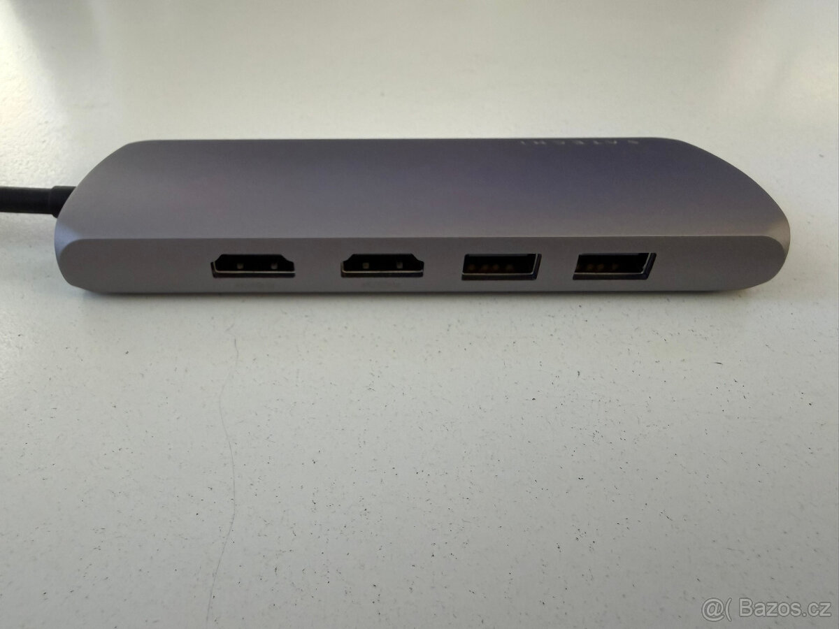 MAC Satechi USB-C Dual Multimed Adapter Space Grey - 5