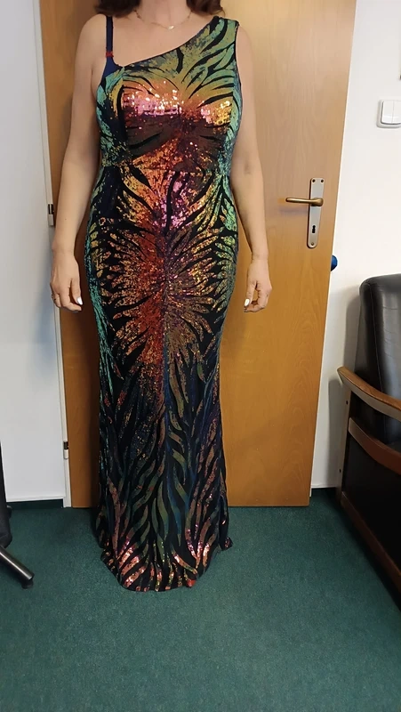 Plesové šaty XXL nádherné nové - 5