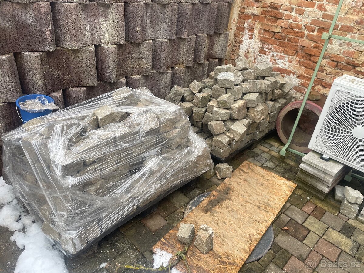 Žulové kostky 10x10 cm - 5