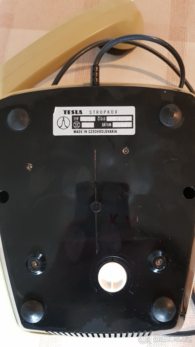 Retro telefon vytáčecí Tesla 1981 - 5