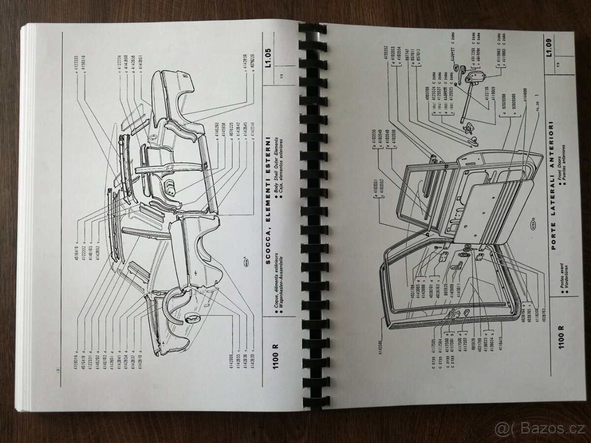 Katalog dílů Fiat 1100R - 5