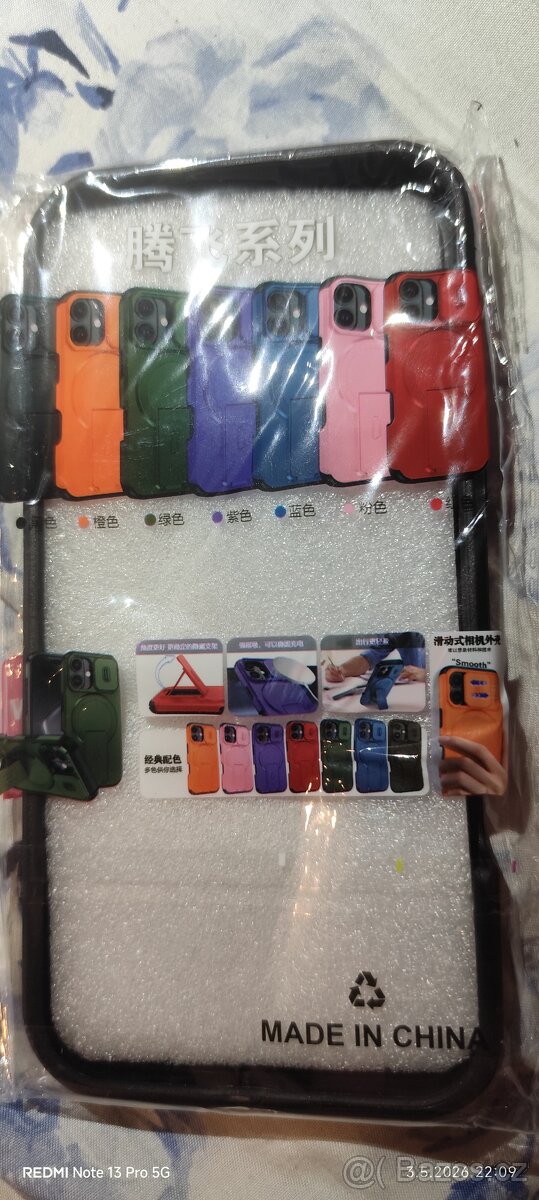 Obal pro Apple Iphone 16 Pro Max ve 3 barvach nový - 5