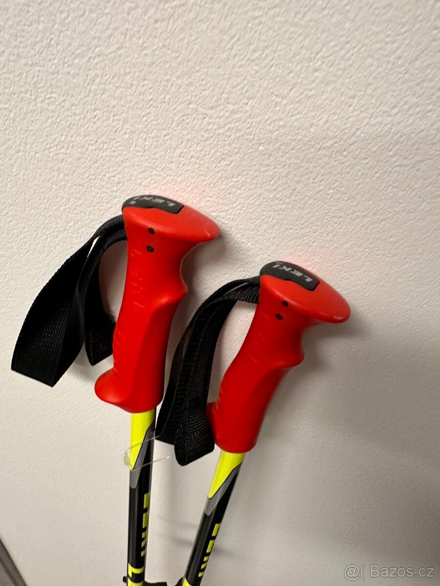 Dětské lyžařské hůlky Leki Racing 105 cm - 5