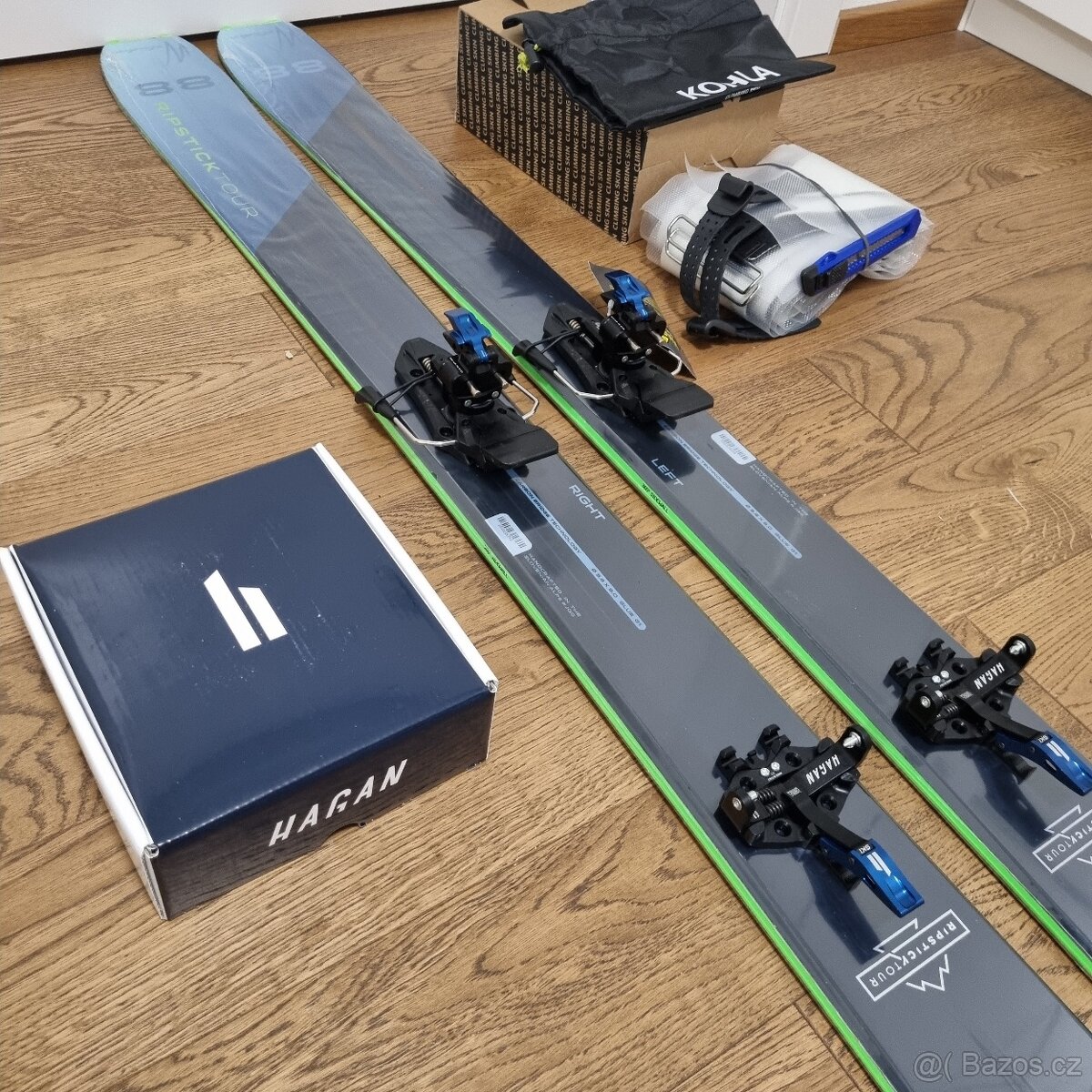 Nový skialp set Elan Ripstick Tour 88W + viazko + pasy Kohla - 5