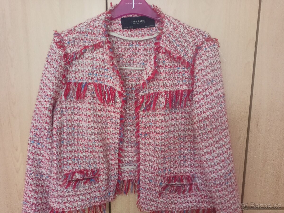 Dámské sako (kabátek) zn. Zara basic, vel. L - 5