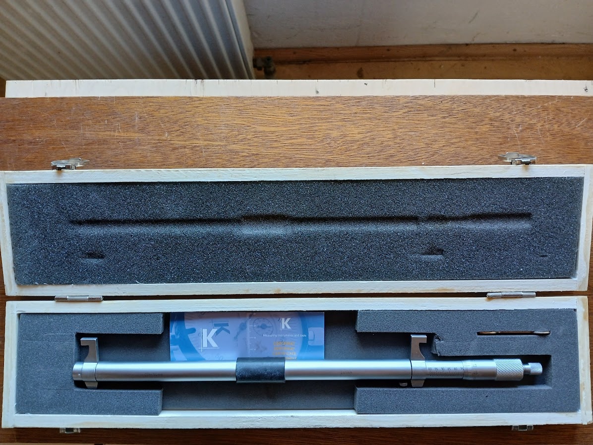 Mikrometr dvoudotykový dutinový KINEX - 5