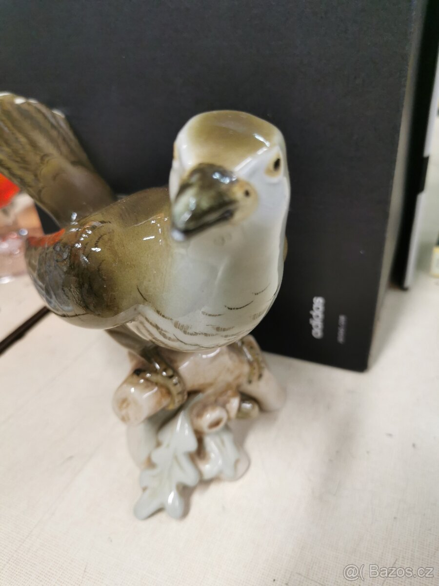 Soška Royal Dux, pták. - 5