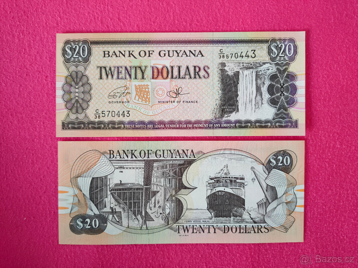 GUAYANA - 20 Dollars - 5