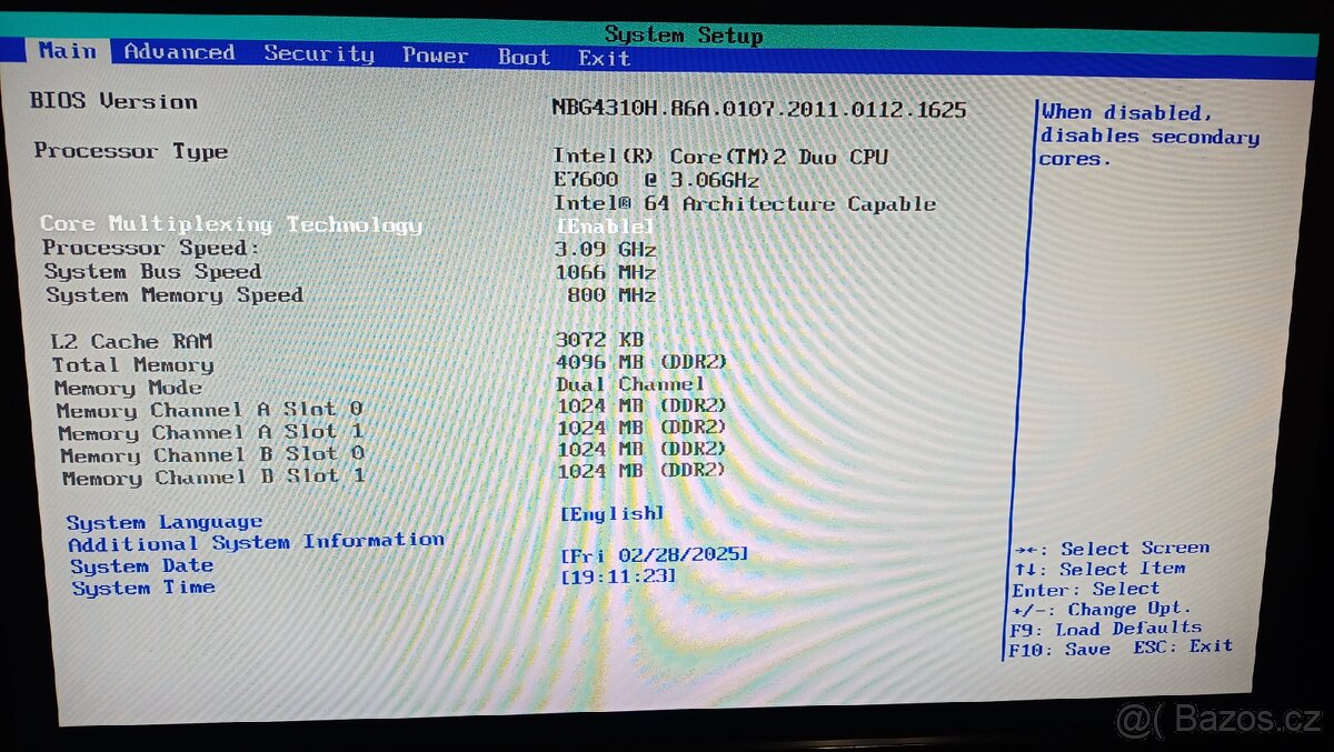 Základní deska: Intel
 DP43TF - 5