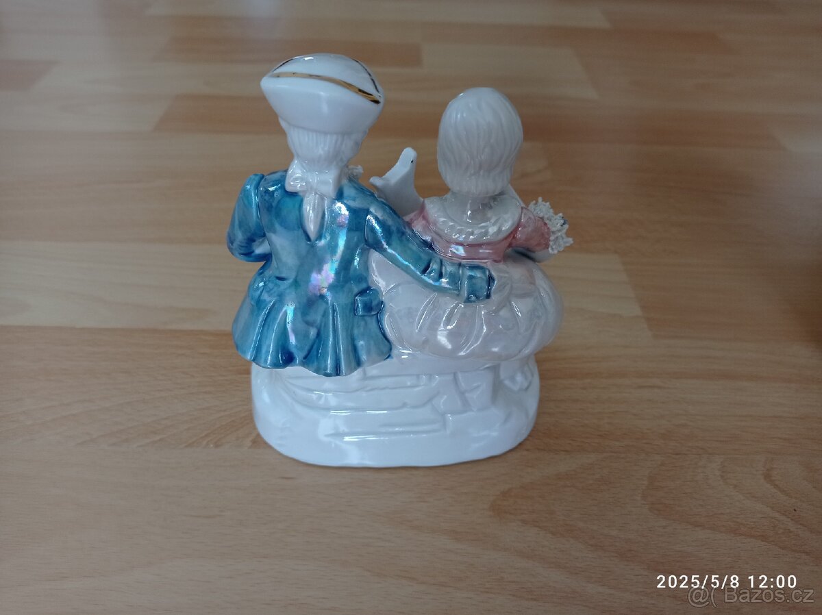Starožitné porcelánové sošky - 5