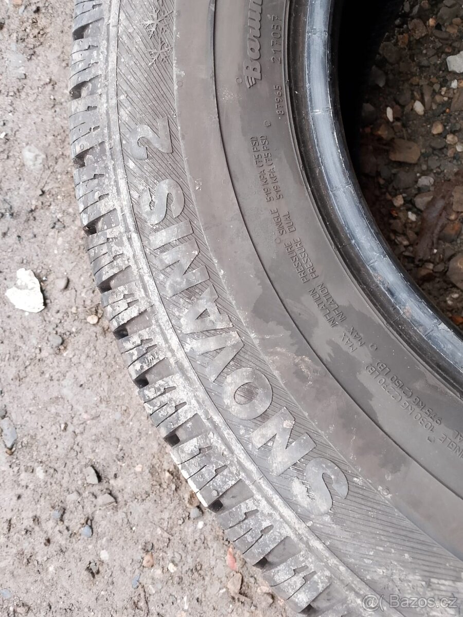 215/70/15c 109/107r Barum - zimní pneu 2ks dodávkové - 5