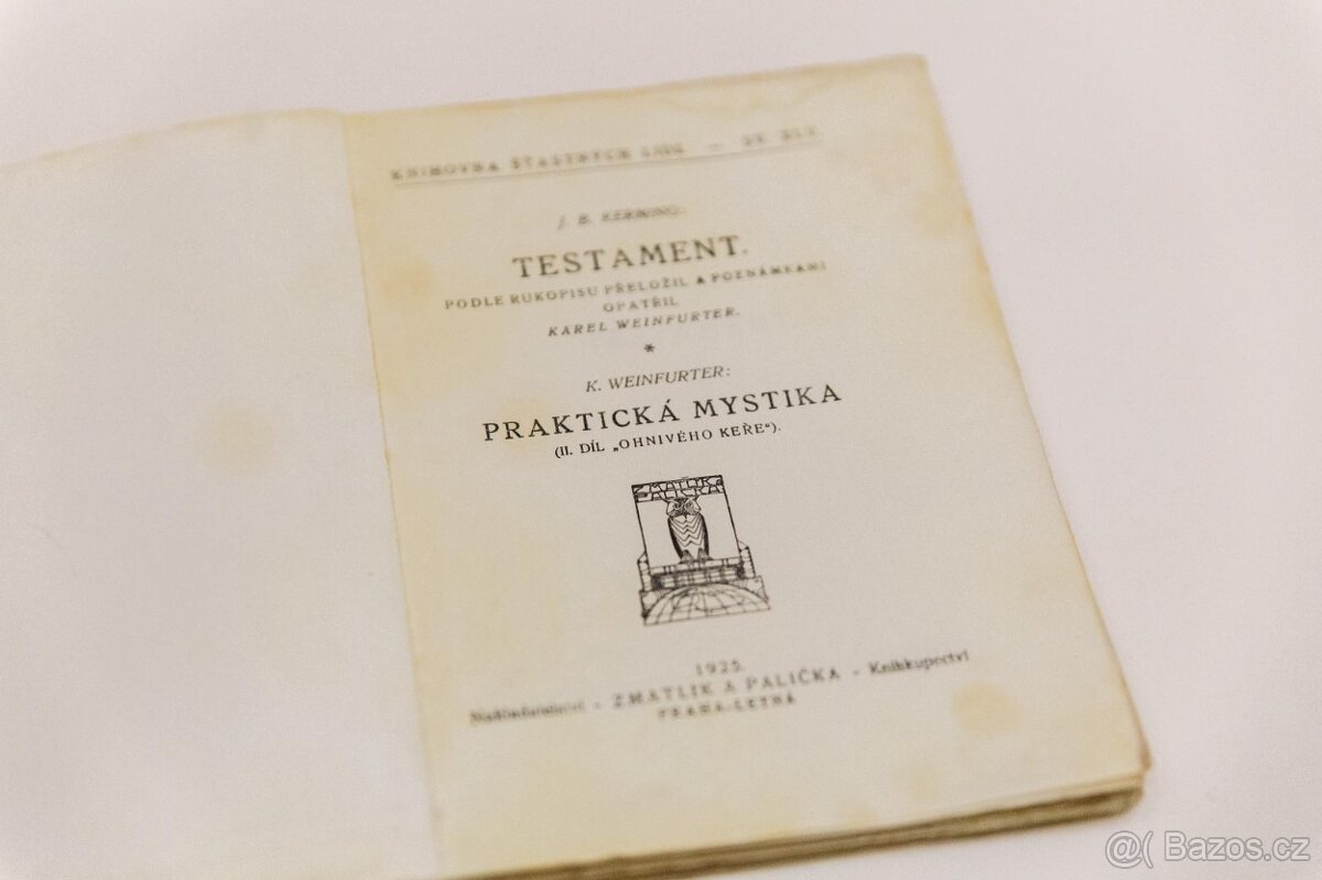 Karel Weinfurter - Ohnivý keř 1.,2.,3.díl / Mystika - 5